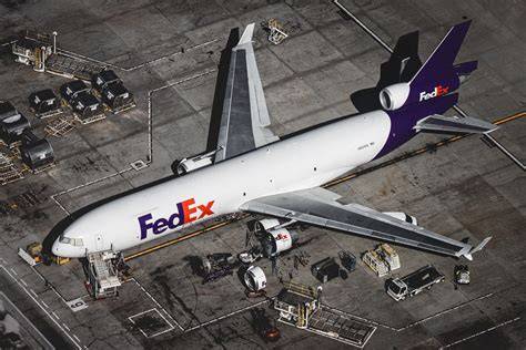 FedEx MD-11F cargo aircraft operating from Memphis hub during final years of service