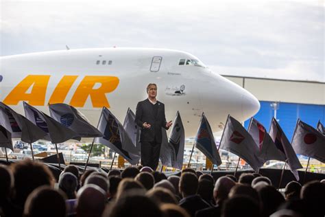 final Boeing 747 production line aircraft rollout ceremony