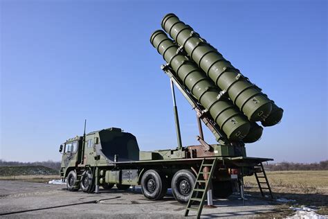 FK-3 8×8 missile launcher vehicle maneuvering on Serbian military training grounds