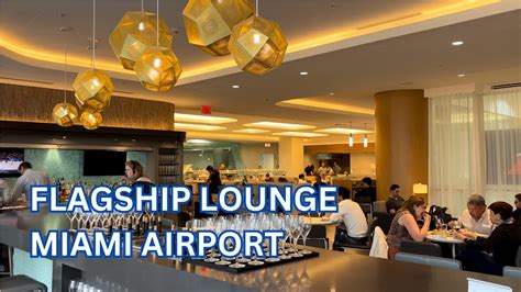 Flagship First Dining at Miami International Airport