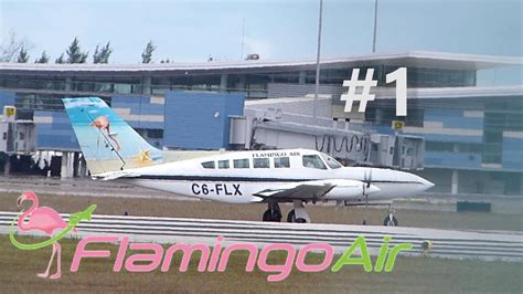Flamingo Air Cessna 402 aircraft in Bahamas regional aviation service