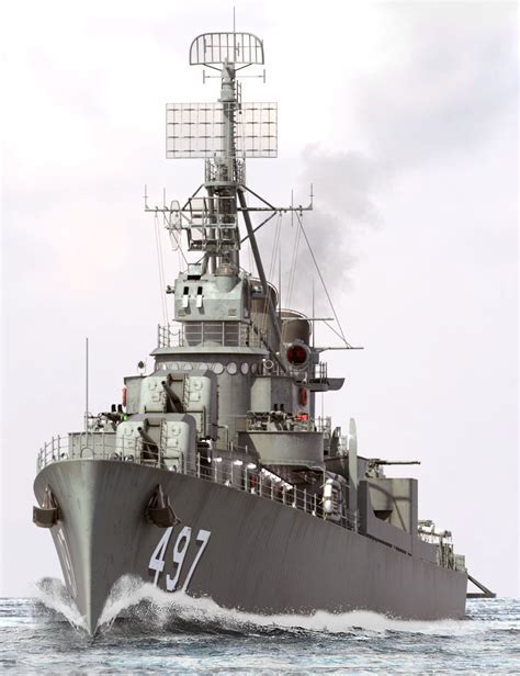 Fletcher class destroyer USS Radford WWII Pacific theater