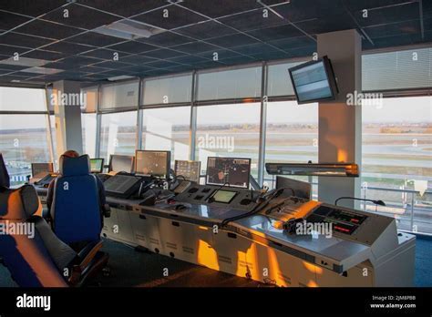 flight dispatcher monitoring cargo aircraft movements in operations center