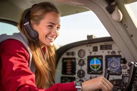 flight instructor guiding a student in training cockpit