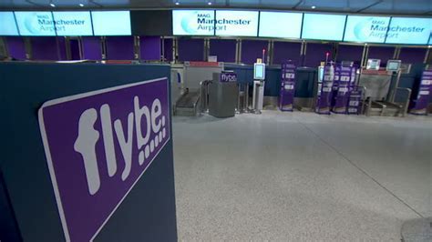 flybe check-in counters closed after collapse in 2023