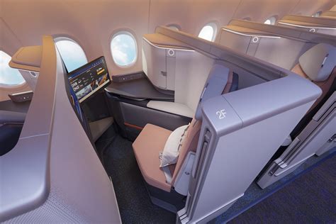 flydubai business class cabin with wide leather seats and onboard catering service