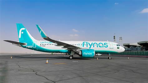 flynas airbus a320 at riyadh airport servicing religious tourism sector