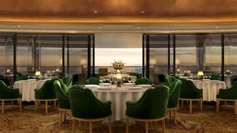 Four Seasons Yacht fine dining restaurant interior