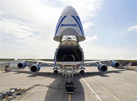 Frankfurt Airport Boeing 747-400F nose loader cargo operations