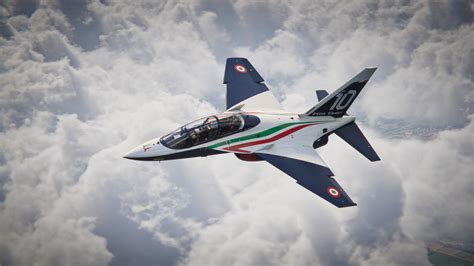 Frecce Tricolori aerobatic team Crazy Flight