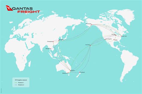 freight forwarding team reviewing cargo route plans for Qantas Europe services