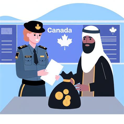 friendly canadian border officer welcoming american family