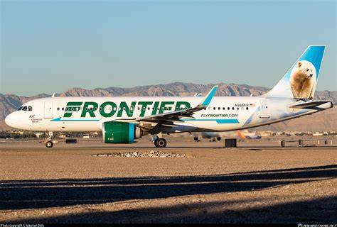 Frontier Airlines Airbus A320neo at Las Vegas Harry Reid International Airport