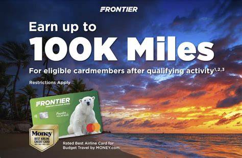 Frontier Airlines World Mastercard and Frontier Miles frequent flyer rewards
