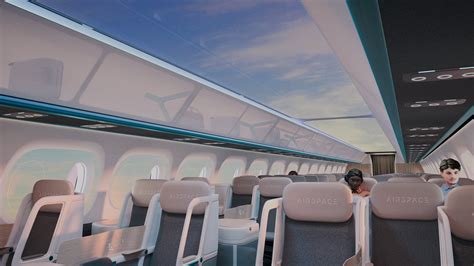 future Airbus aircraft cabin design premium aviation experience