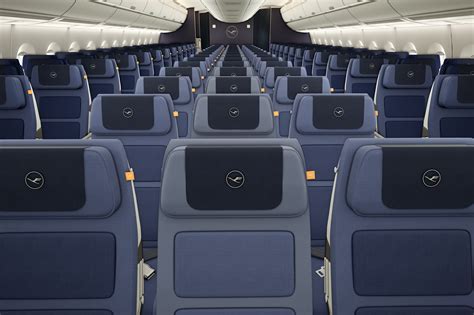 future lufthansa airbus a350-1000 rendering with allegris cabin and sustainability branding