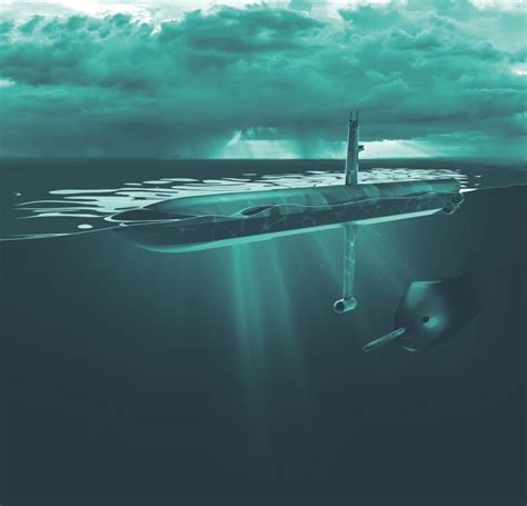 Gabler Ranger USV emerging from submarine torpedo tube