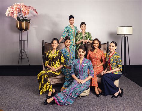 garuda indonesia crew traditional kebaya uniform onboard service