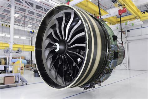 GE9X engine undergoing FAA certification ground testing