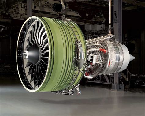 General Electric GE90-115BL engine under maintenance