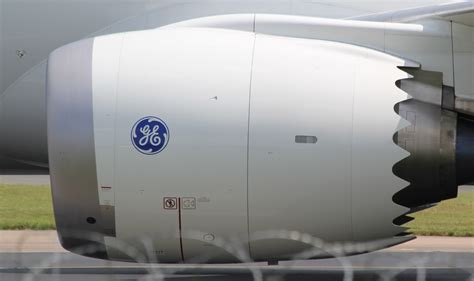 GEnx engine close-up Boeing 787 maintenance teardown