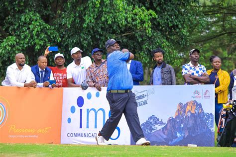 Golfers participating in East Africa Swing tour across regional courses