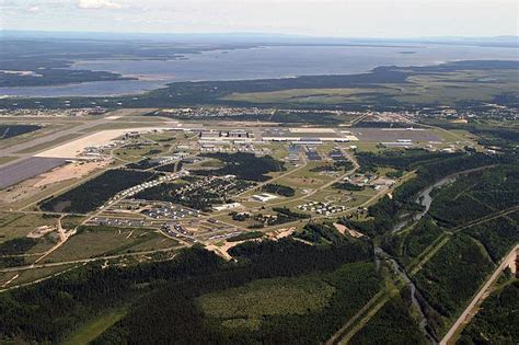 Goose Bay airport ramp with GA aircraft prepping for North Atlantic crossing