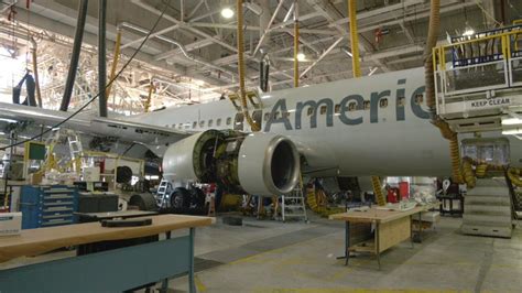 greg emerson vice president base maintenance american airlines in hangar walkthrough