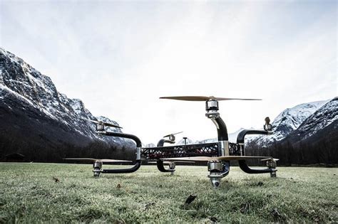 GRIFF Aviation drone delivering industrial equipment over mountainous terrain