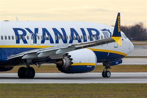 grounded ryanair boeing 737 max aircraft awaiting delivery at factory