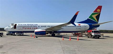 grounded South African Airways aircraft at O.R. Tambo International Airport reflecting limited fleet expansion 2023-24
