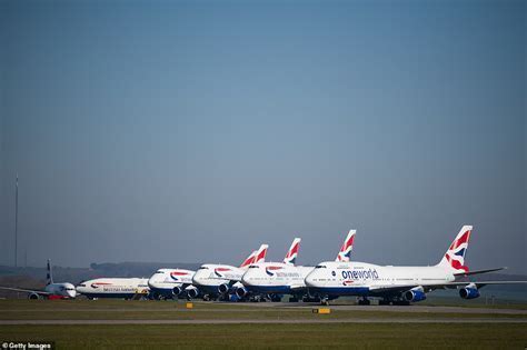 grounded zoom airlines aircraft at cardiff airport