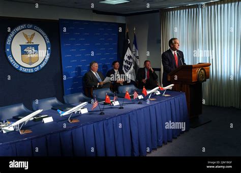 Gulf Air executives at Boeing Dreamliner signing ceremony in Washington D.C.