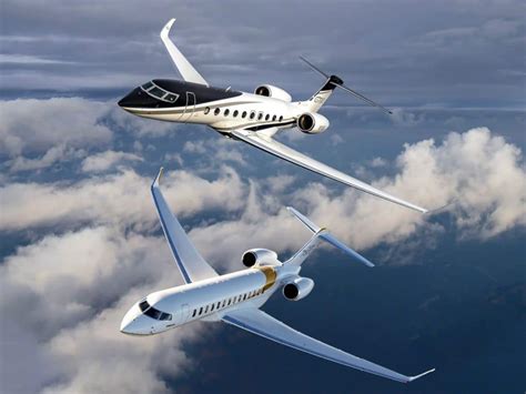 Gulfstream G700 and Bombardier Global 7500 ultra long range business jets