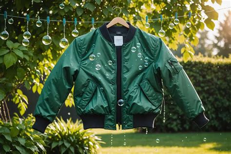 hand wash bomber jacket