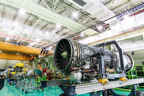 Hanwha Aerospace smart engine factory assembly line in Changwon