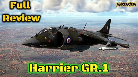 harrier gr.1 performing vertical landing during training mission