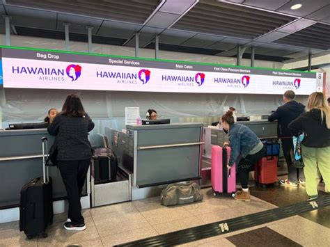 Hawaiian Airlines check-in counters operating as normal amid cybersecurity incident