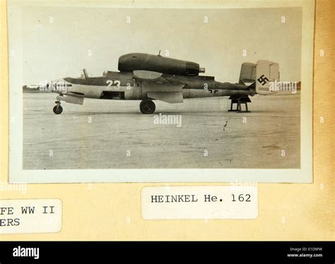 Heinkel He 162 Spatz in flight trials