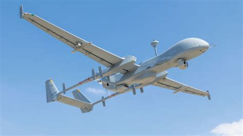 Heron Mk2 UAV deployed at Leh airbase in snow-covered terrain