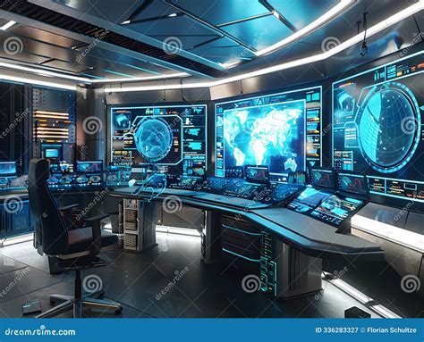 high-tech control room for fedex international security logistics