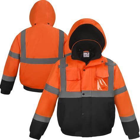 high-visibility insulated jackets for graveyard aviation maintenance