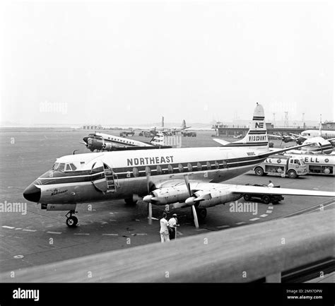 historic Northeast Airlines aircraft and modern cargo aviation branding