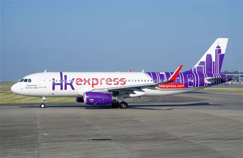 HK Express Airbus A320 fleet at Hong Kong International Airport