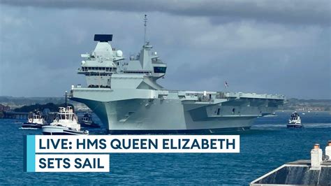 hms queen elizabeth in indian ocean during carrier strike group mission