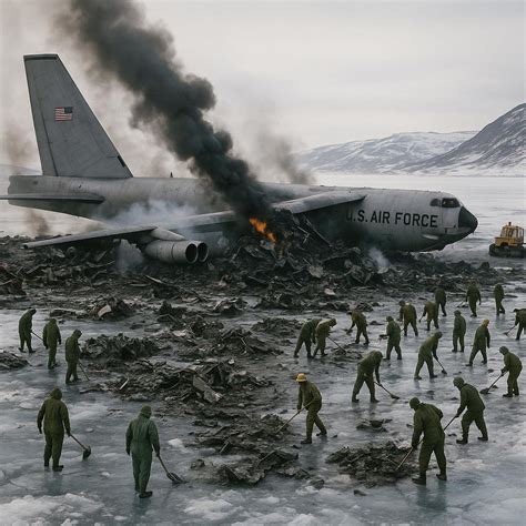 Hobo 28 B-52 crash site near Thule Air Force Base Greenland
