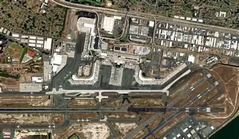 Honolulu Airport aerial view with inter-island terminals