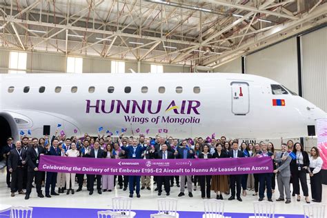 Hunnu Air E195-E2 Ulaanbaatar Phu Quoc seasonal charter aircraft