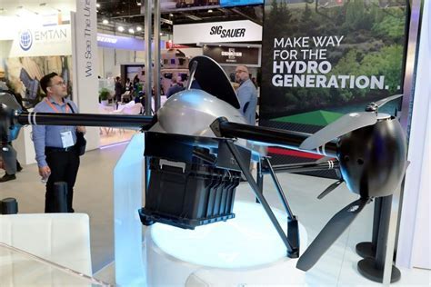 hydrogen-powered drone performing commercial aerial survey