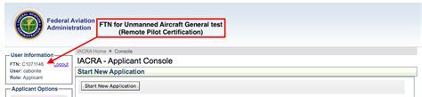 iacra registration form faa tracking number process
